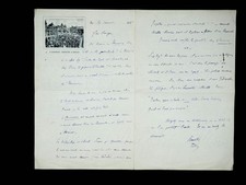 WILLY - Signed Autograph Letter - Marcel Proust - 1923 picture