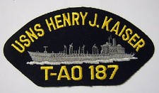 USNS CAP/JACKET PATCH - USNS HENRY J. KAISER (T-AO 187):FL13-1 picture