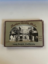 Vintage Frashers Quality Photos Long Beach California Souvenir Folder 10 Views picture