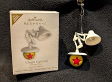 2011 Hallmark Keepsake Ornament Disney Pixar Lamp A Bright Beginning IN BOX picture