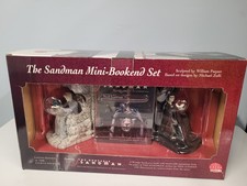 NIB The Sandman Mini-Bookend Set With COA and 96 Page Hardcover Book LTD of 1200 picture