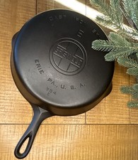 Vintage Griswold Cast Iron Skillet #8 Model 704 Erie PA picture
