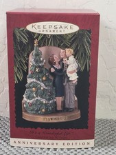 Vintage 1996 Hallmark Keepsake It's a Wonderful Life 50th Anniv Sound Ornament picture