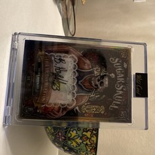 Wild Card 2024 Sugar Skull Dia de los Muertos Bryce Hopkins Auto 1/1 ArtiFex picture