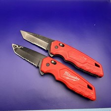 Lot of 2 Milwaukee FASTBACK 48-22-1530 Folding Knives picture