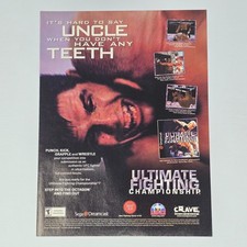 Ultimate Fighting Championship UFC Sega Dreamcast Uncle Print Ad/Poster picture