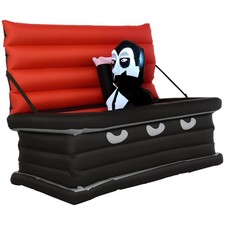 Inflatable Halloween Vampire Coffin Yard Decoration Waterproof Light Up picture