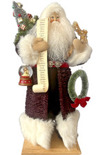 LYNN HANEY 2004 REINDEER CROSSING SANTA #1294 SIGNED FIGURINE picture