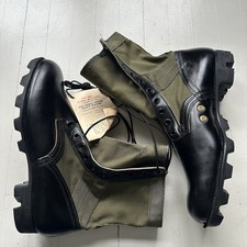 Vintage NOS Deadstock Vietnam Era 1970 Spike Jungle Tropical Boots Sz 12 WIDE picture