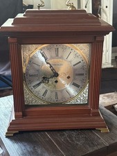 Ethan Allen large carriage Mantle Clock 41-4310 Westminster chime picture