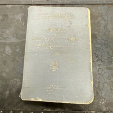 WWII Italian Infantry Officer Manual Book Dated 1941 picture