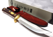 Schrade Old Timer 165OT Woodsman Full Tang Skinning Hunting Knife Leather Sheath picture
