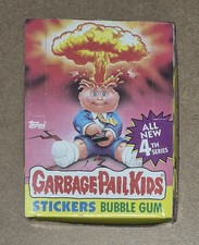 💥 1986 Topps Garbage Pail Kids Stickers Series 4 Wax Box 45/48 Packs MISSING 3 picture