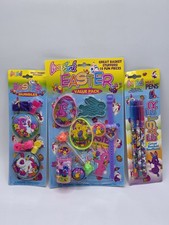 Vintage Lisa Frank NOS Easter Basket Stuffers Lot Pens Bubbles Etc Lot Of 3 picture