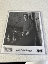Joe Bob Briggs TNT Promo Card Hollywood Saturday Night RARE Personalized 8 x 10 picture