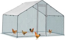 Premium Chicken Coop Cage Outdoor Walk-in Poultry Run Pen Fence Duck Hen House picture