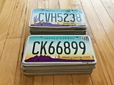100 Arizona Craft Condition License Plates - Bulk Lot/Wholesale Lot picture