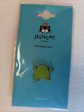 AUTHENTIC Jellycat Ricky Rain Frog Enamel Pin Badge- NEW- FAST SHIP picture