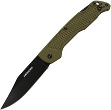 Ontario Camp Plus EDC Lockback Green GFN Folding Stainless Pocket Knife 4315GRN picture