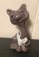 RARE Fenton Satin Eggplant/Purple HP Glass 6