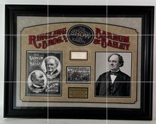 P.T. Barnum Cut Signature in