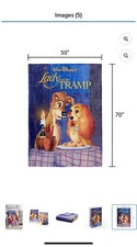 Disney Classic VHS Boxed Silk Touch Throw 50”x70” picture