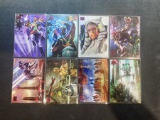 2025 Topps Chrome Star Wars Galaxy Magenta Lava /250 8 Card Lot picture