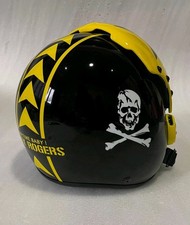HGU-33 JOLLY ROGERS CUSTOM FIGHTER PILOT HELMET+BADGE picture