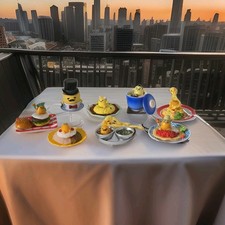 Re-ment Gudetama Complete Set of 8 World Gourmet Tour Sanrio Collectable picture