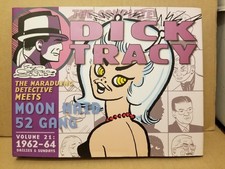 COMPLETE DICK TRACY VOL. 21 HARDCOVER HC MOON MAID CHESTER GOULD (STAINED) IDW picture