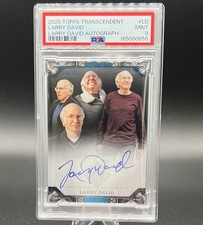 Topps 2025 Transcendent Larry David Auto #LD PSA 9 /10 Cert 165080655 picture