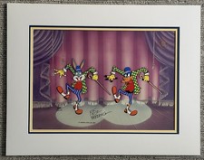 Bugs Bunny Cel Warner Bros Daffy Duck Friz Freleng Signed The Entertainers Rare picture
