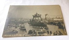 Postcard Genoa Sea Procession Animated Photographic 1923 picture