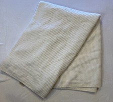VTG L.L. BEAN USA BIDDEFORD MILLS WOOL BLEND BLANKET WARM FEELING Appr. 72x90 picture