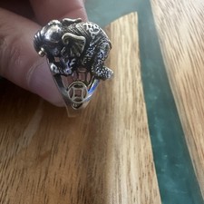 Tibetan Wealth Elephant: Hand Made Tibetan Silver~Size Adjusting~Nice Ring picture
