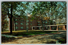 c1960s Margaret Merrill Baggot Residence Hall Lake Forest Chrome Postcard picture