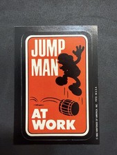 1982 Topps Donkey Kong Jump Man At Work Super Mario Rookie SHARP/CENTERED picture