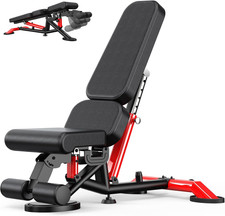 Commercial Adjustable Weight Bench, Heavy Duty 1800LBS picture