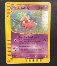 Pokemon Card-Slowking -H22/H32-Acquapolis-Holo-ENG- SWIRL-PL picture