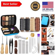 Morfen  Leather Sewing Kit: 16 Needles & Heavy Duty Tools for DIY Craft picture