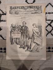 1872 Horace Greeley Harpers Weekly May 18 Negro Life in the South Nast picture
