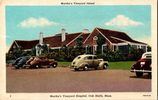 Vintage Postcard 1946 Martha's Vineyard Island Hospital, Oak Bluffs, MA picture