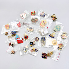 Vintage VFW Pinback Lapel Pins Ladie's Auxilliary MOPIC Army Navy Marines 30pc picture