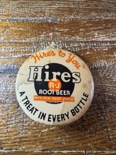 Vintage Hires Root Beer Pinback Hires to You picture