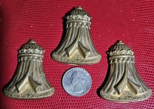 3 Antique MASON KOTM Knights of the Maccabees TENT pin Taken From Stole MASONIC picture