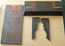 EXTREMELY RARE   INGRAHAM KEUKA WOODEN PARTS  -  BACK PLATE, BASE, SIDE PANELS picture