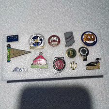 Vintage Indiana Souvenir Pin Lot Ft Wayne Labor Union AFSCME IU School Pennant picture