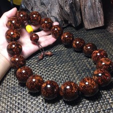 2.0 Daxin Incense Bracelet Hainan Yellow Sandalwood Beads Gourd Face Amulet picture