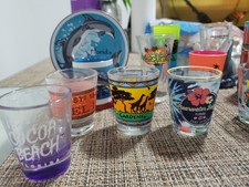 Shotglasses Florida Clearwater Beach Sanibel Island 15 Totals Plus Expresso Set picture