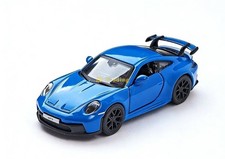 Bburago 1:64 Blue 911 GT3 Sports Model Diecast Metal Car High-quality Gift New picture